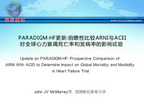 [AHA2014]PARADIGM-HF更新：前瞻性比较ARNI与ACEI对全球心力衰竭死亡率和发病率的影响试验